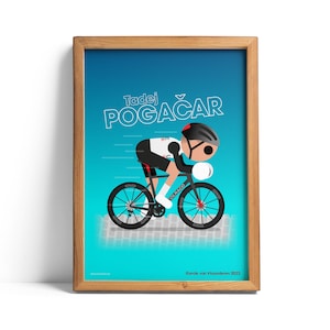 Tadej Pogacar Flanders 2023 Print