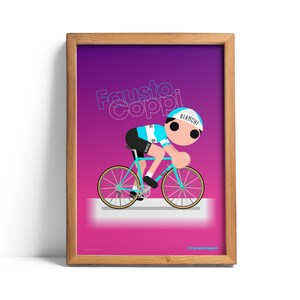 Fausto Coppi Giclée print