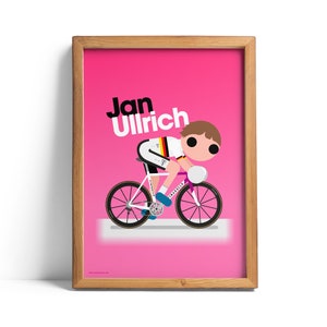 Jan Ullrich 1997 Cycling Giclée print