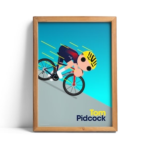 Tom Pidcock Descending Giclée print