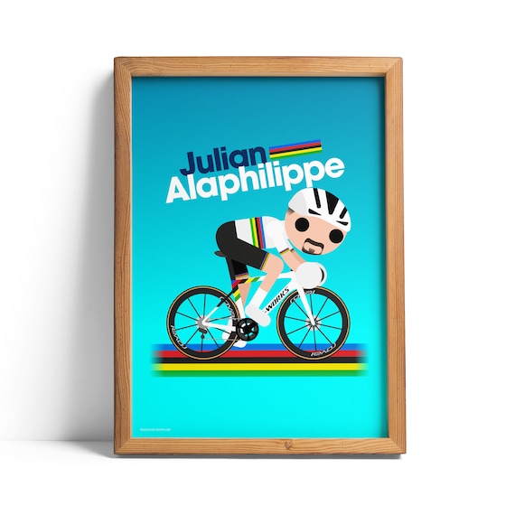 Impression giclée Julian Alaphilippe, champion du monde France