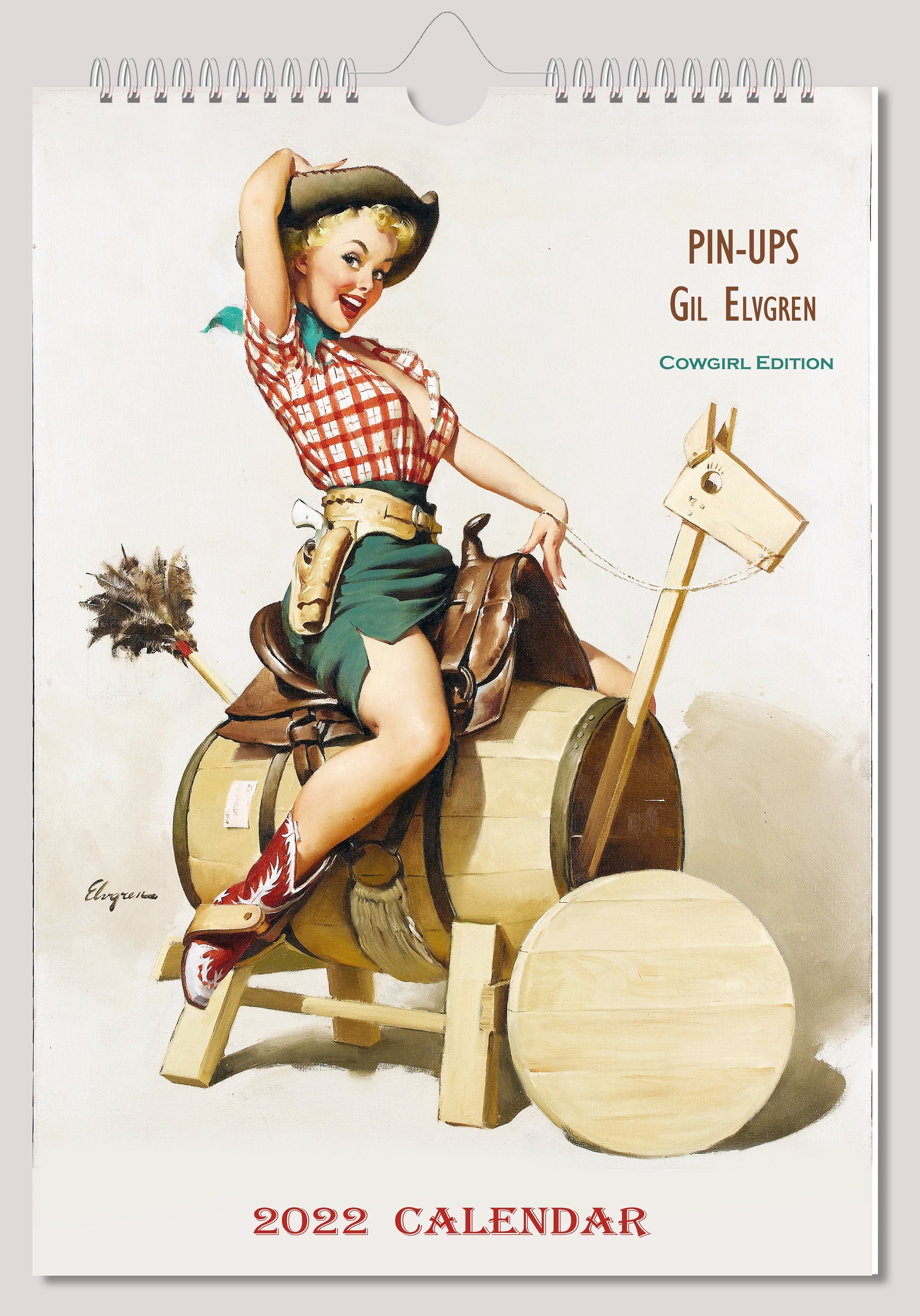 Gil Elvgren Wall Calendar 2022 Pin Up Girl Retro Vintage | Etsy Uk
