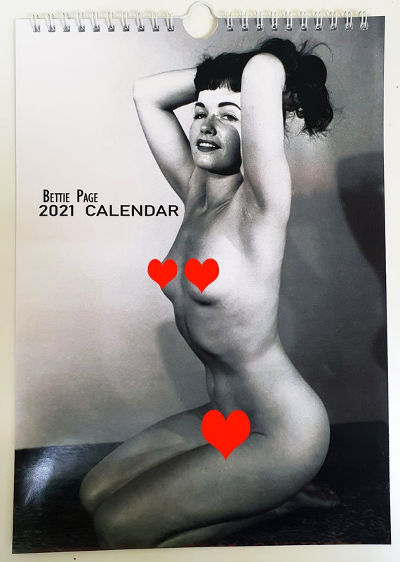 bettie page calendar 2021 Bettie Page Wall Calendar 2021 Edit 2 Pin Up Glam Girl Retro Etsy bettie page calendar 2021