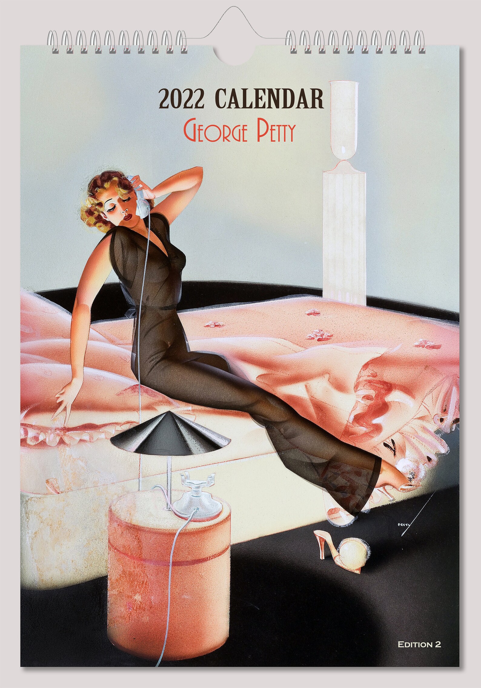 George Petty Wall Calendar 2022 Pin Up Girl Retro Vintage A4 | Etsy