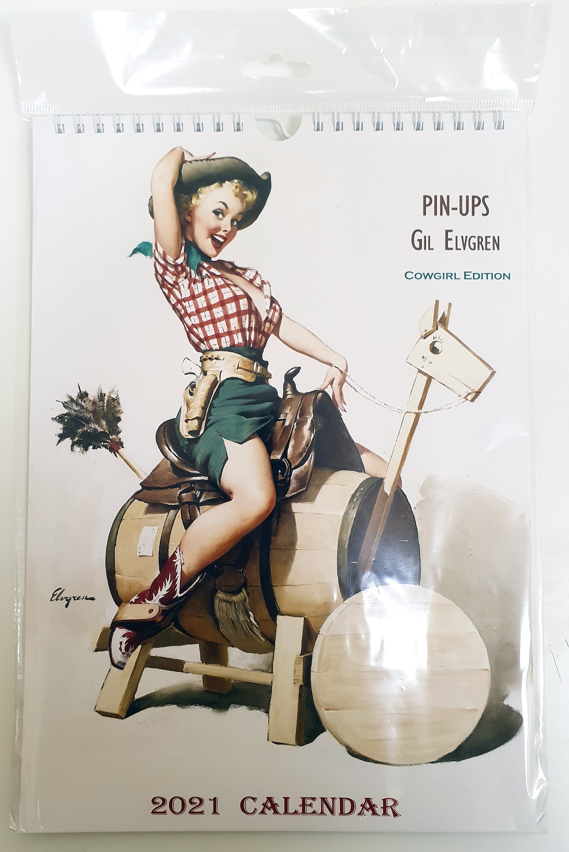 Gil Elvgren Wall Calendar 2021 Pin Up Girl Retro Vintage Etsy