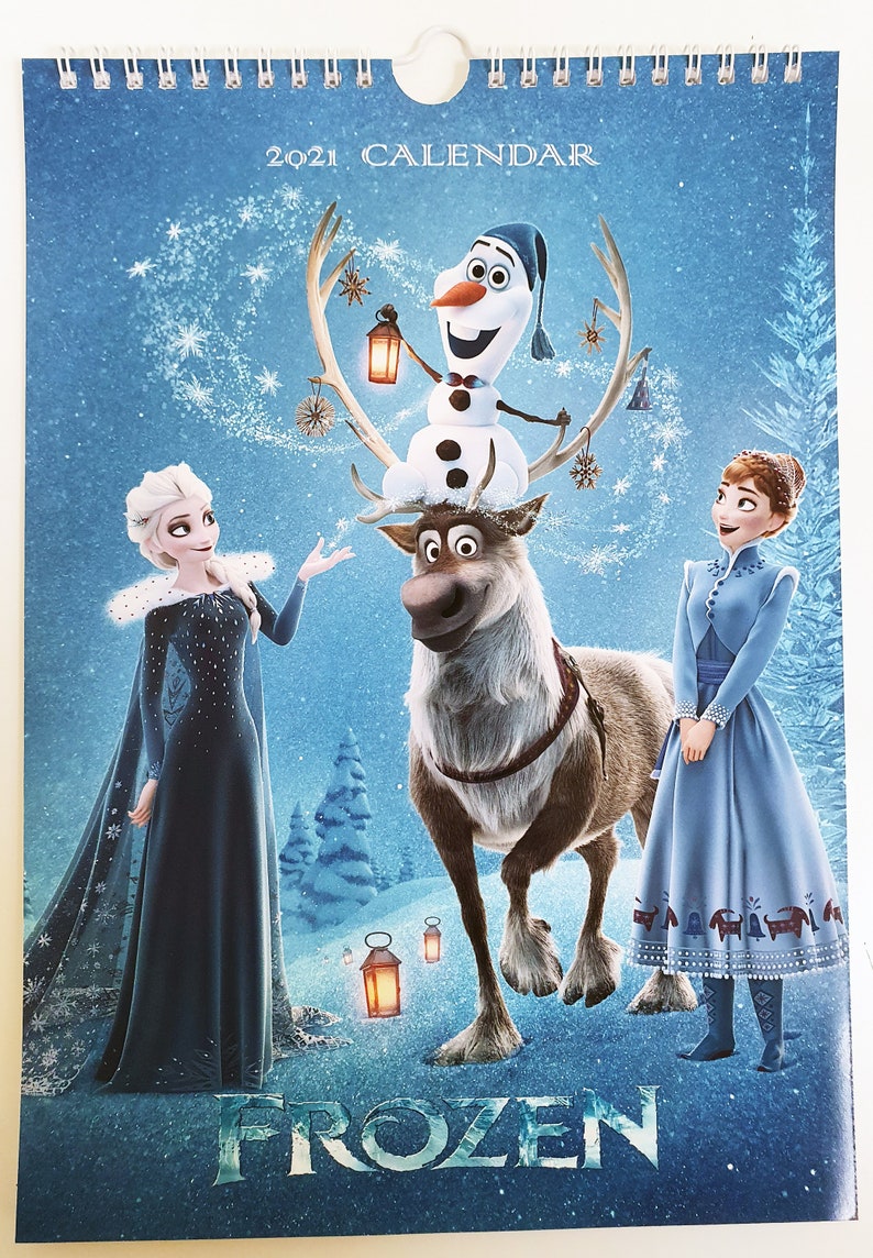 Frozen Wall Calendar NEW 2021 A4 Sealed Etsy