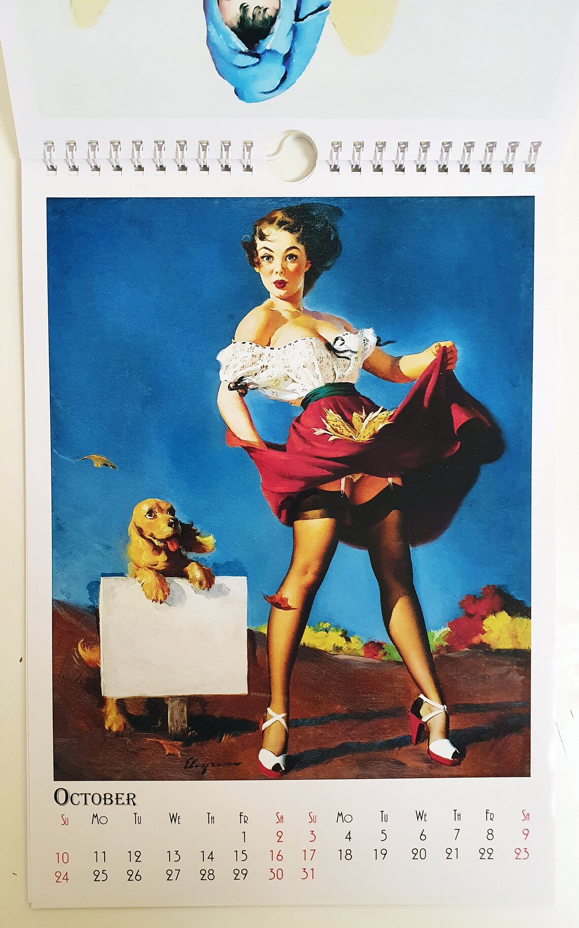 Gil Elvgren Wall Calendar 2021 Pin Up Girl Retro Vintage Etsy
