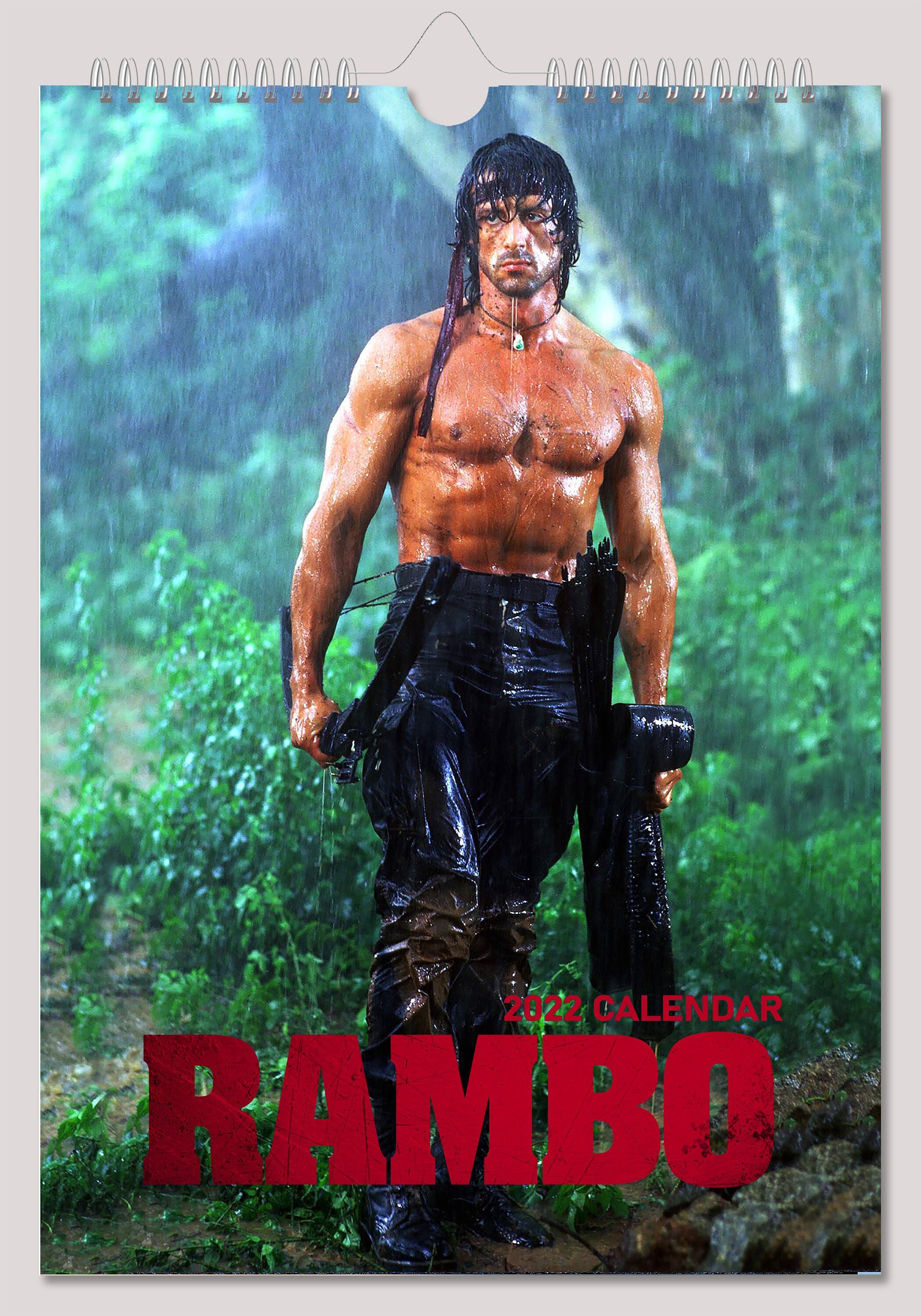 Rambo Wall Calendar New 2022 A4 Sylvester Stallone Etsy