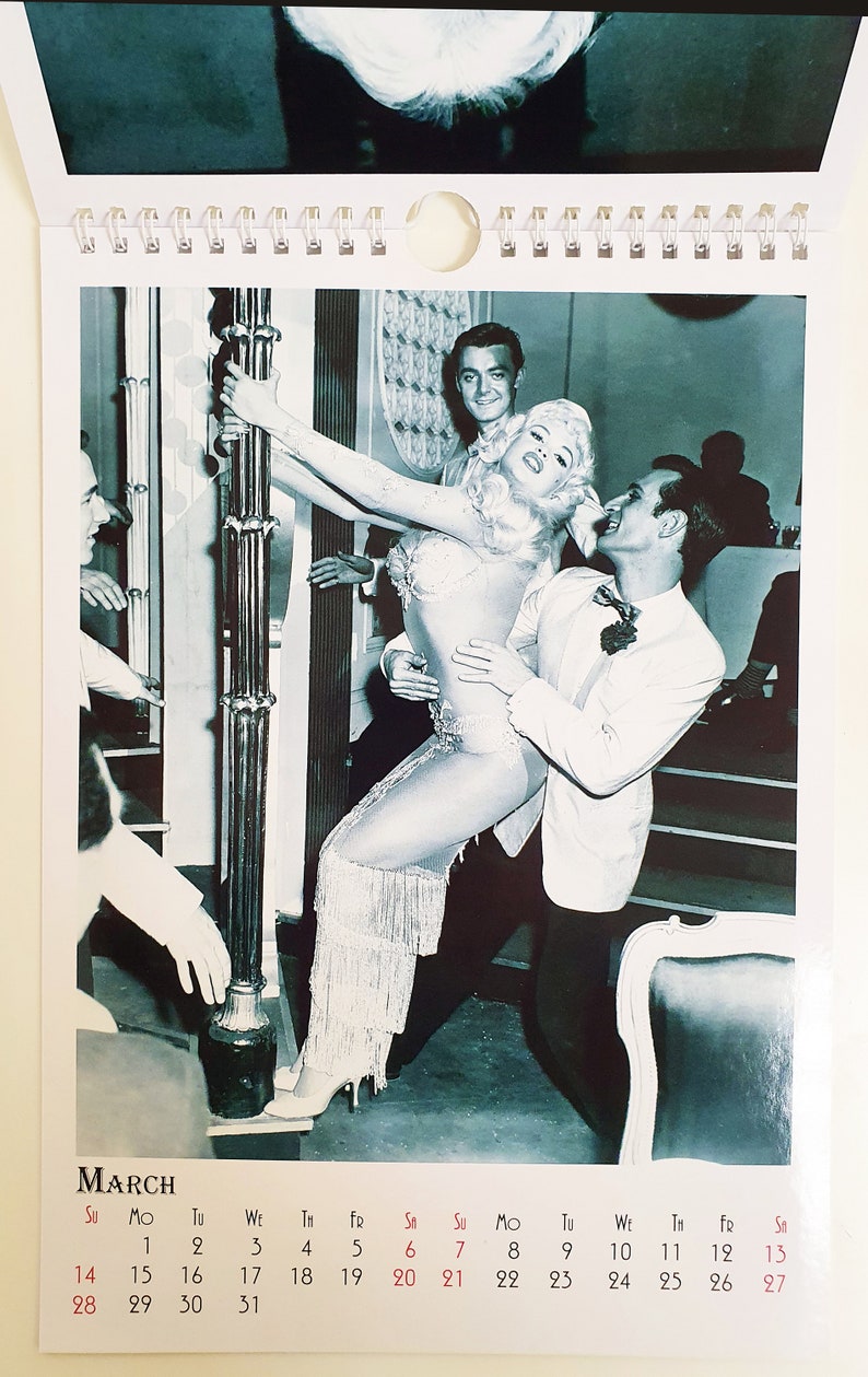 Jayne Mansfield Wall Calendar 2021 Pin Up Glam Sexy Girl Retro | Etsy
