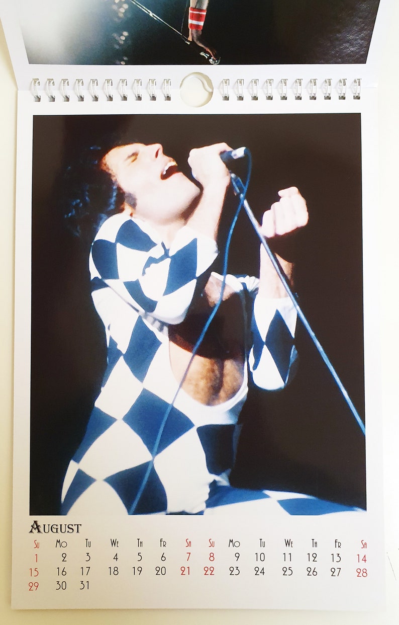 Freddie Mercury From Queen Wall Calendar NEW 2021 A4 Etsy