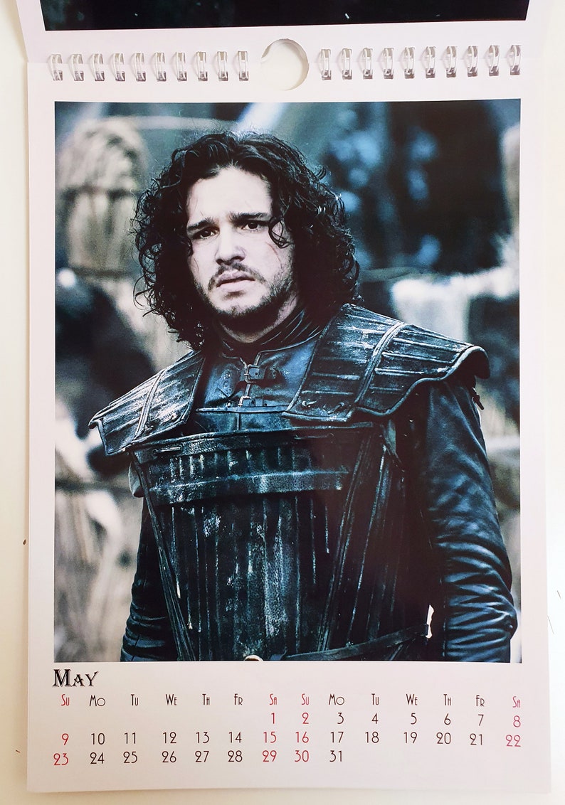 Jon Snow From Game of Thrones Wall Calendar NEW 2021 A4 Etsy