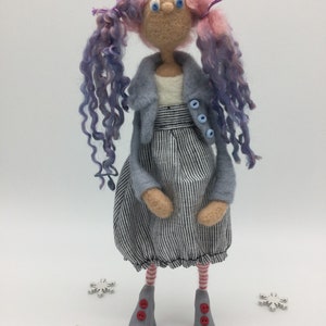 Felted Figure/doll/woman/girl/fairy