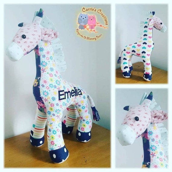 Giraffe Personalised Keepsake Toy
