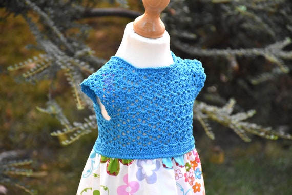 crochet yoke fabric dress pattern Very Berry Crochet and Fabric Baby Dress