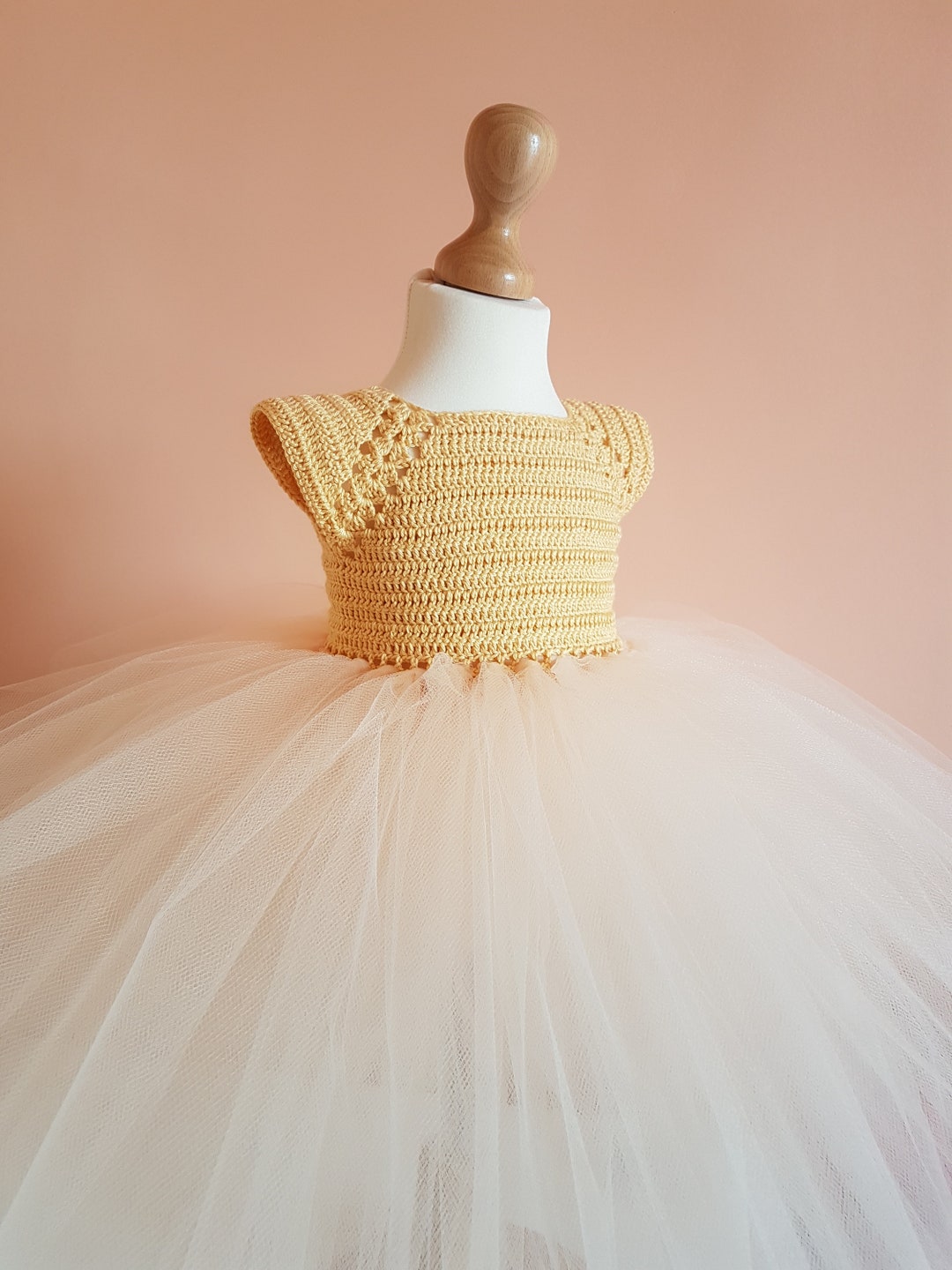 Crochet Tutu Dress Pattern Tutu Dress Pattern Crochet Yoke Etsy