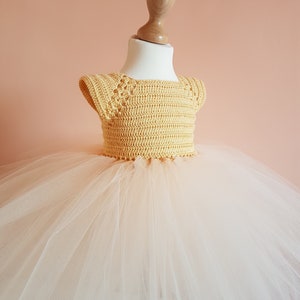 Gehäkeltes Tutu-Kleid-Muster, Tutu-Kleid-Muster, Häkel-Passe-Kleid-Muster, Größen 6-9 Monate bis 3 Jahre alt, Baby-Häkel-Kleid-Muster