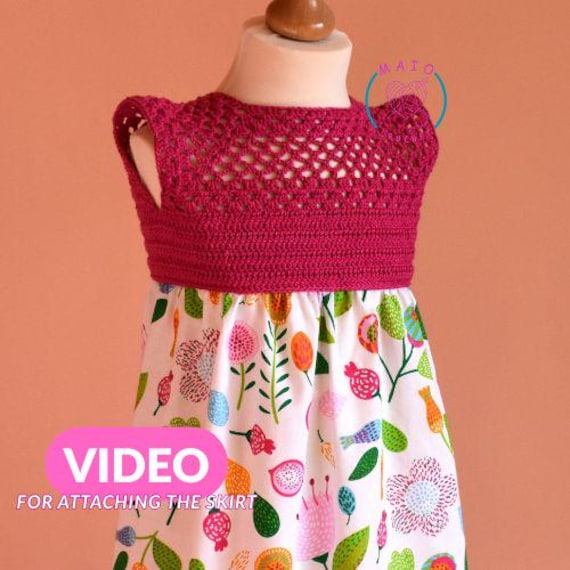 crochet fabric dress pattern Golden Sand Dress Crochet Pattern