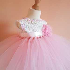 Gehäkeltes Tutu-Kleid-Muster, Tutu-Kleid-Muster, Häkel-Passe-Kleid-Muster (Grössen 9-12 Monate bis 4 Jahre alt), Baby-Häkel-Kleid-Muster