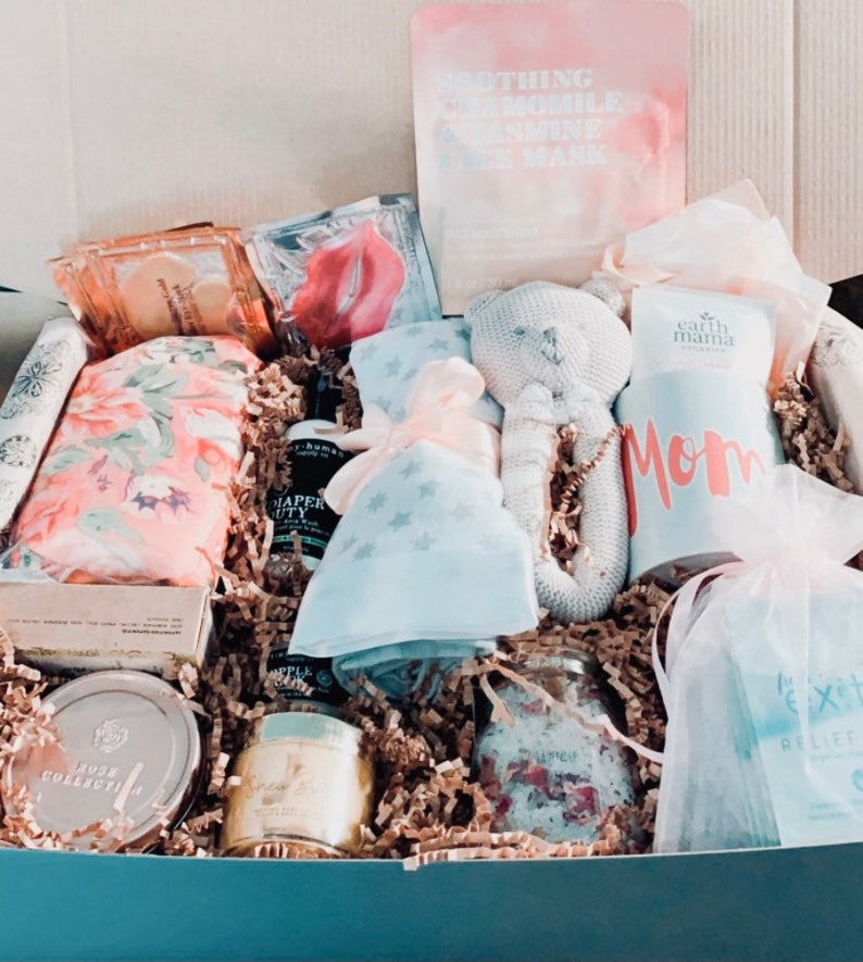 Customizable Postpartum Care Gift Box New Mom Care Package Etsy