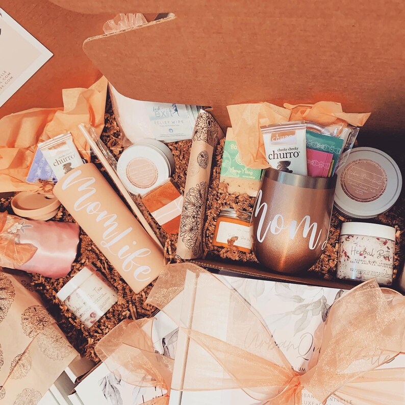 Postpartum Care Gift Box New Mom Care Package Postpartum Etsy