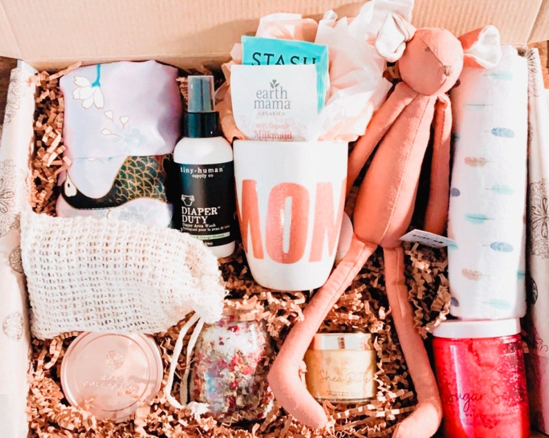 Customizable Postpartum Care Gift Box New Mom Care Package Etsy
