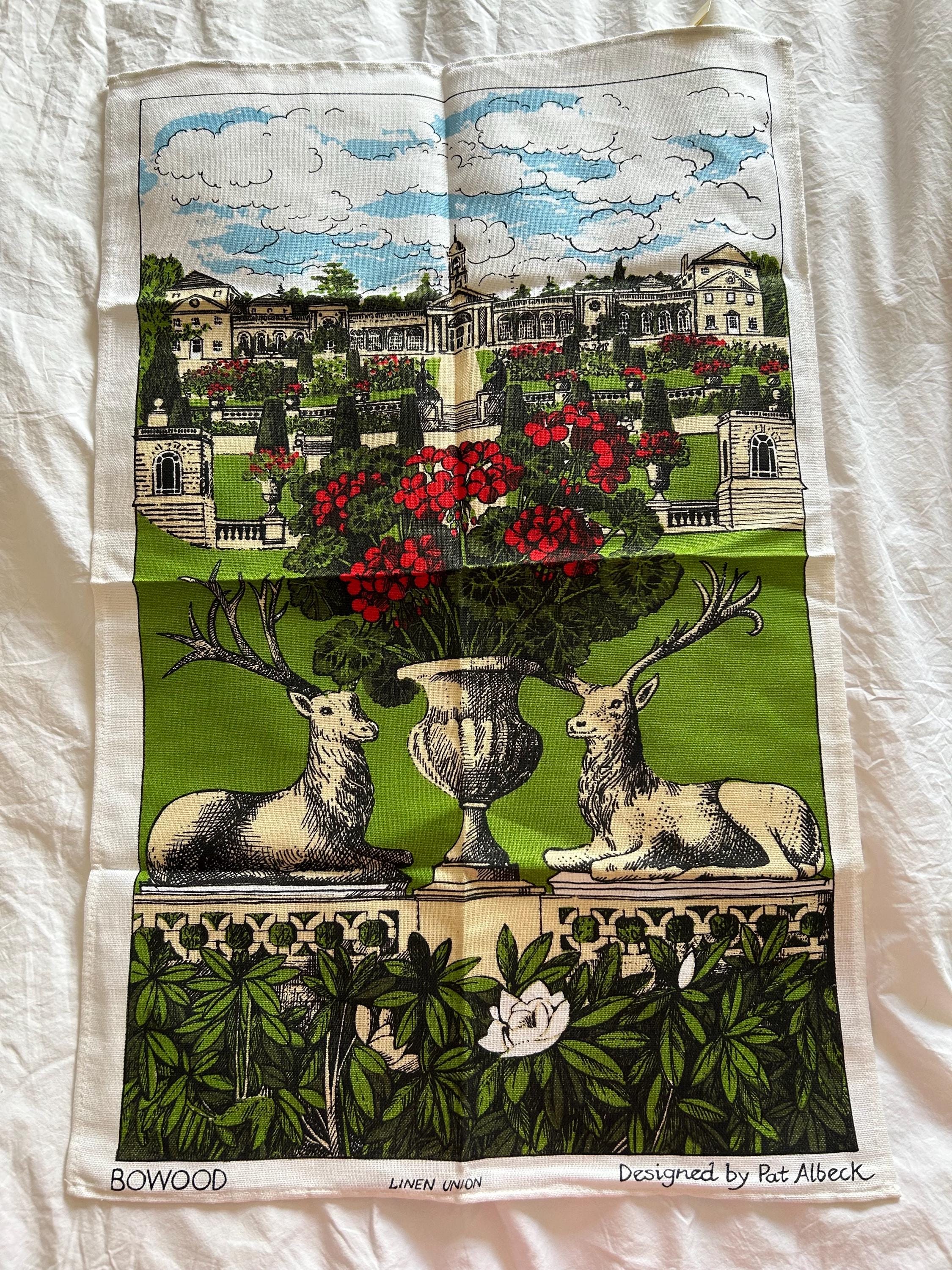 【希少・タグ付き】Pat Albeck ヴィンテージ ティータオル Pat Albeck Tea Towel - Etsy