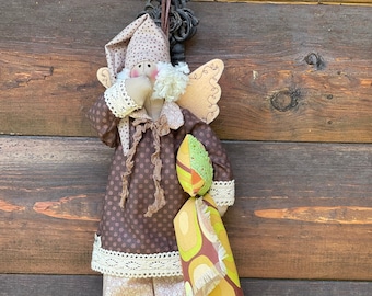 Tilda Sleep Father's day gift Bedroom decor Scandinavian primitive doll Sleeping angel Interior doll Pajama angel Tilda pajamas