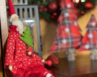 Santa Claus Santa tilda doll Scandinavian Christmas doll Primitive Christmas rag doll Christmas decor Christmas gift Mothers day gift