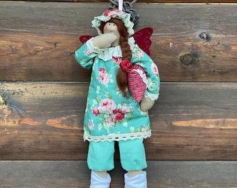Tilda Sleep Mother's day gift Sleeping angel Scandinavian primitive doll Sleeping doll Interior doll Stuffed toy Pajama angel Tilda pajamas