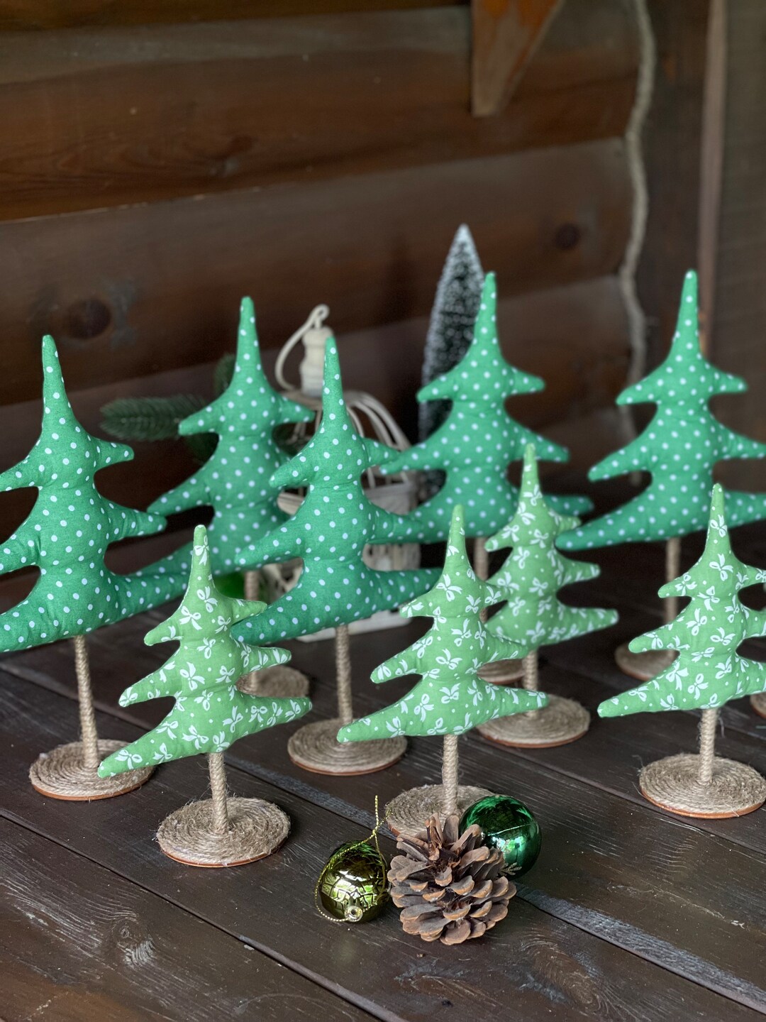 Christmas Trees Set of 2/4 Trees Scandinavian Style Christmas House