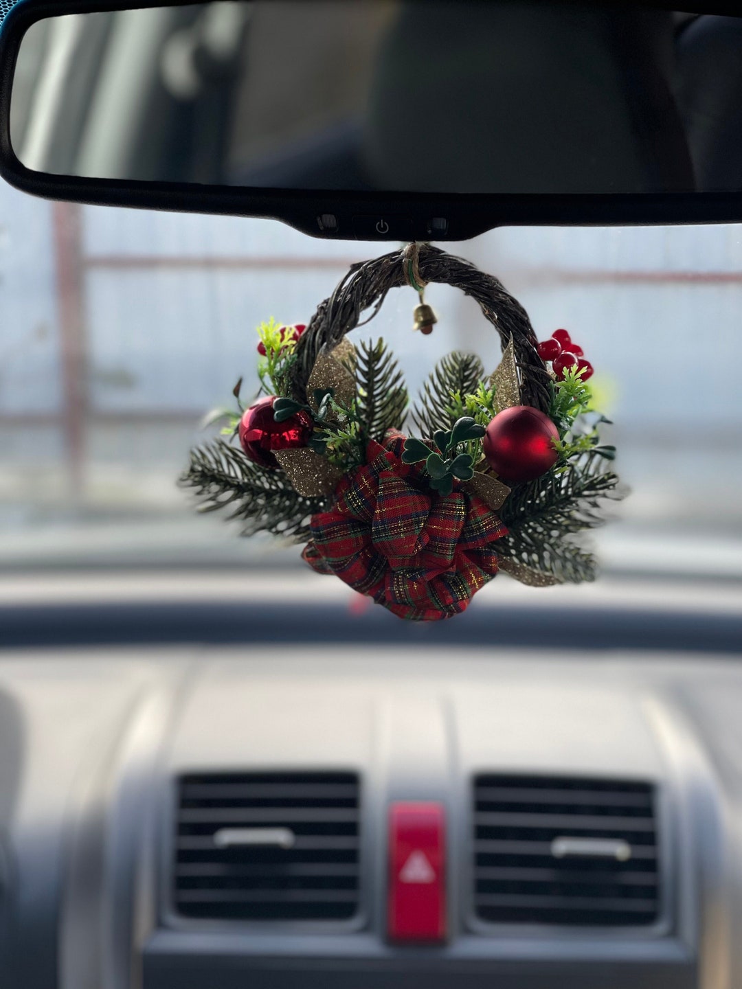 Christmas Wreath For Car 