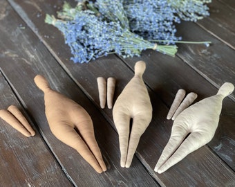 Tilda doll Colored blank doll bodies 12" Small Tilda Blank rag doll Rag doll body Cloth doll body Small Tilda doll body DIY doll
