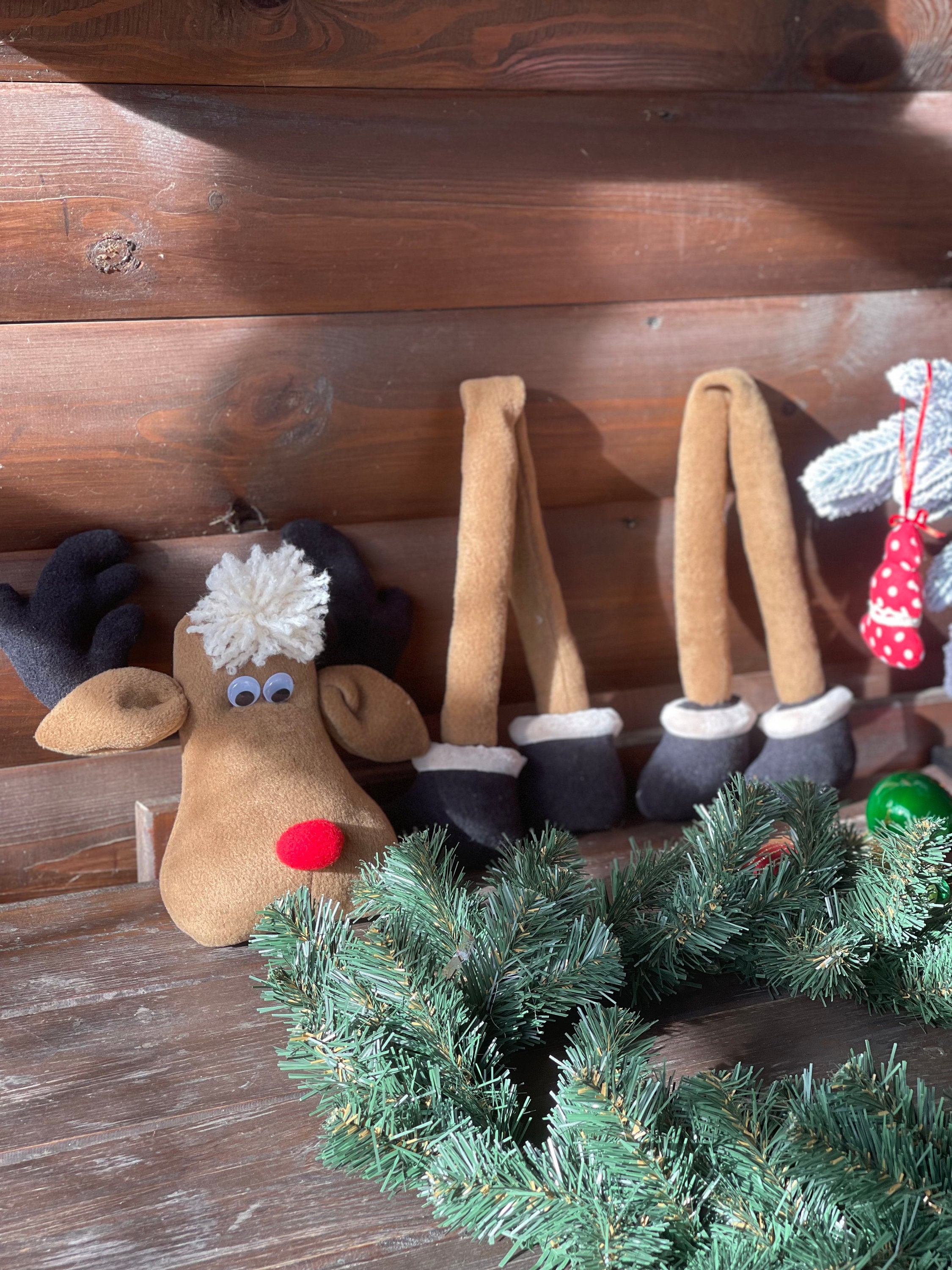 Rudolf Wreath Reindeer Decor Reindeer Wreath Example Wreath Christmas ...