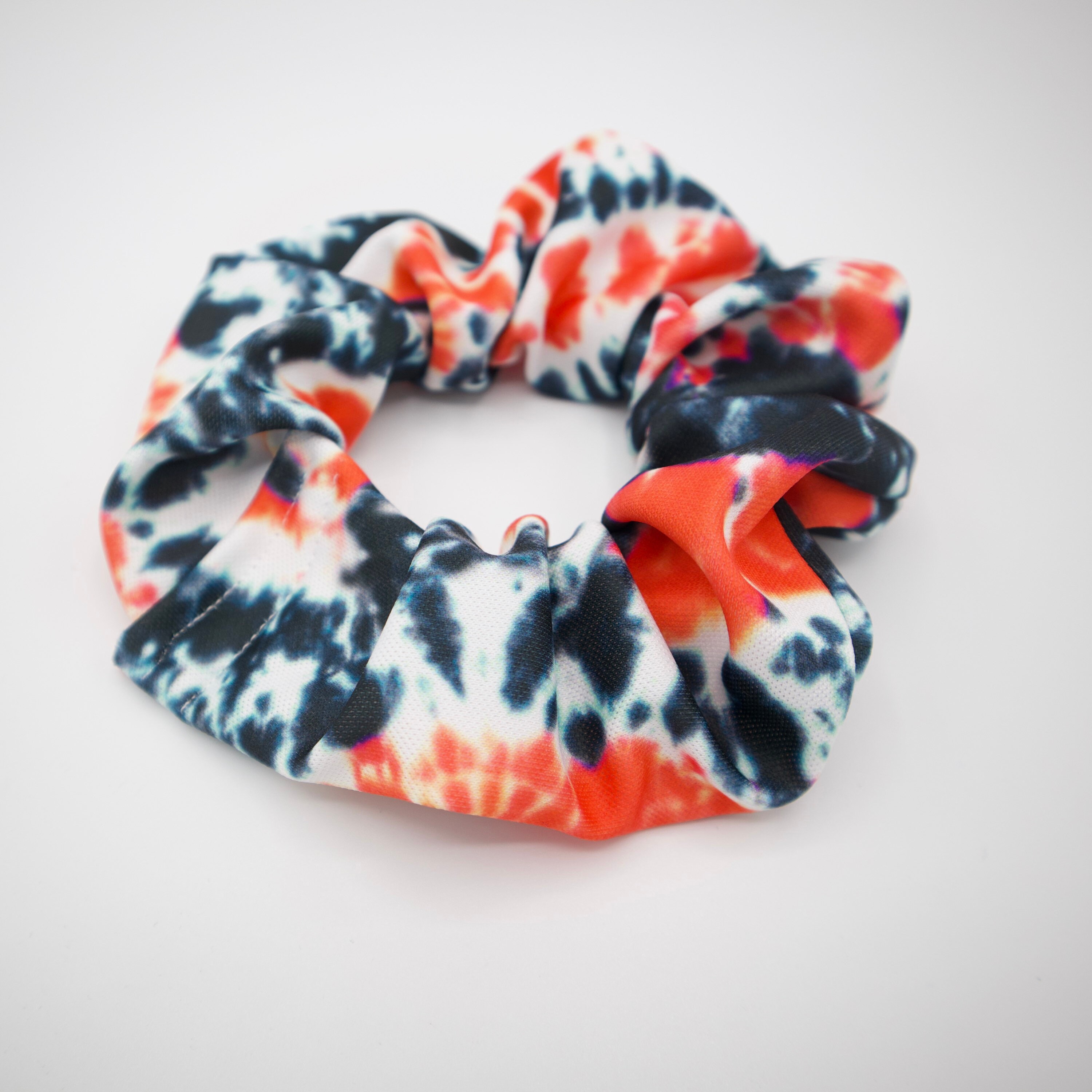 Calhoun Tie Dye Scrunchie Top Knot Messy Bun Hair Tie Etsy