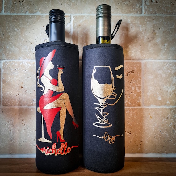Personalised Wine Bottle Cooler Custom Made Bottle Coolers