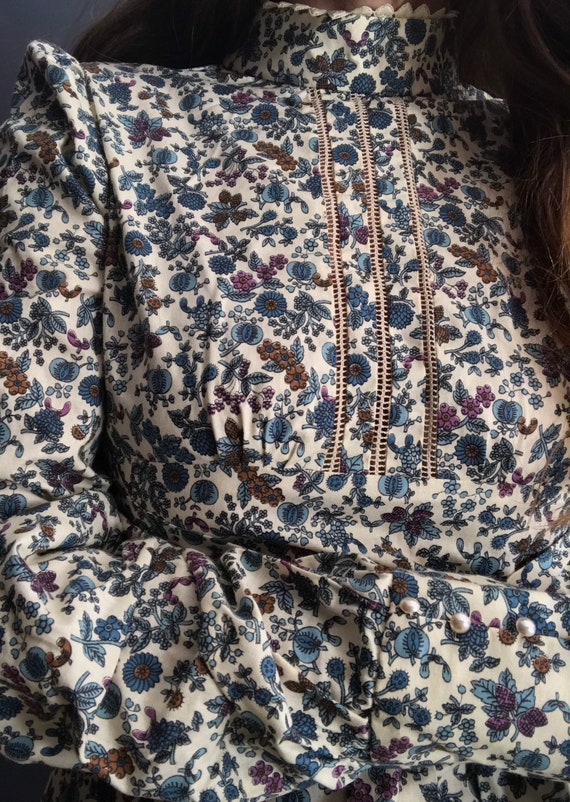 Seventies cotton prairie dress