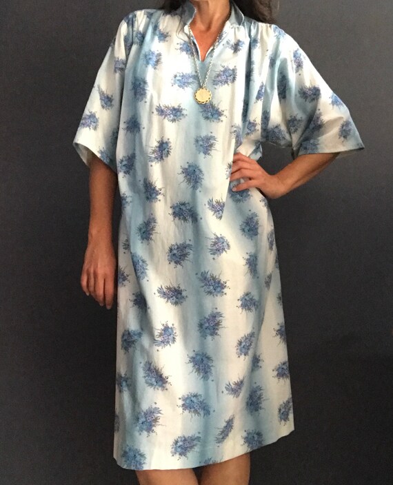 Vintage cotton smock house dress