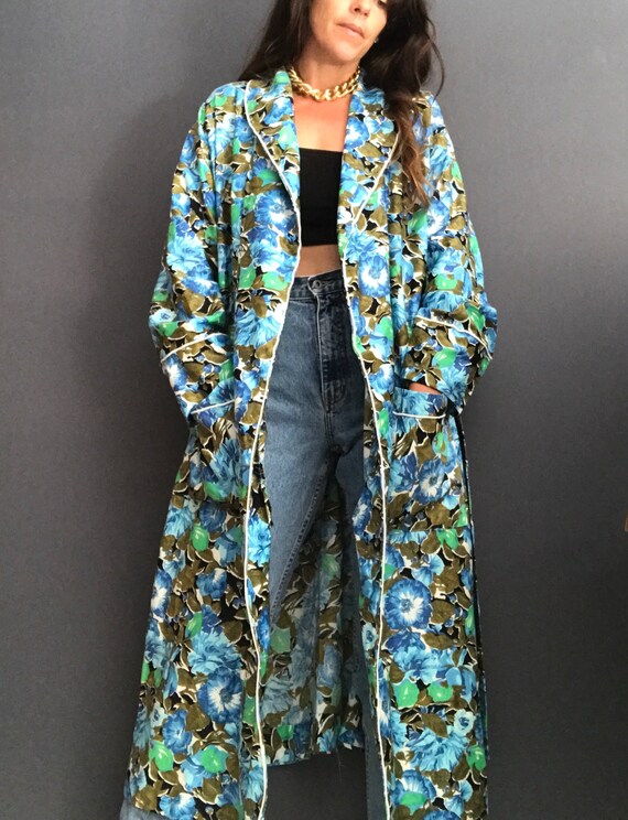 1950’s Cotton Floral Housecoat