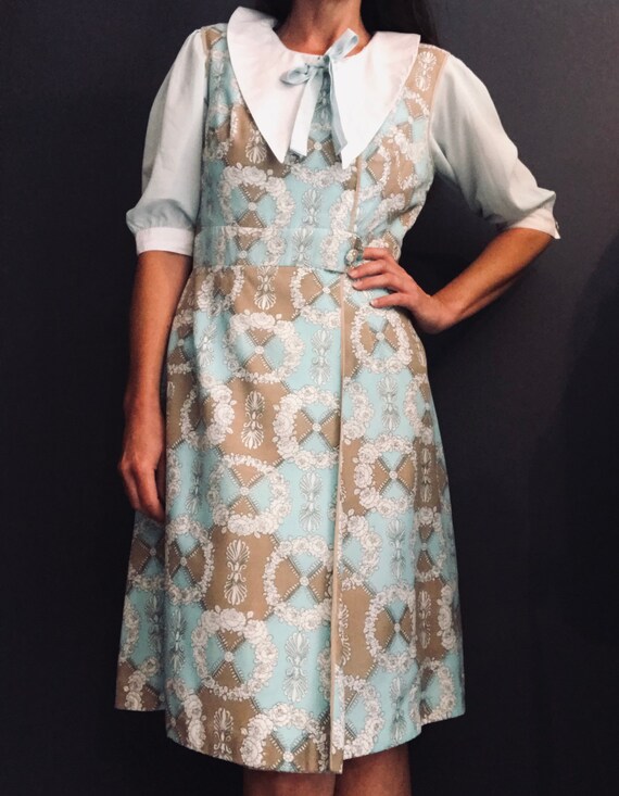 Sixties cotton Carnegie dress