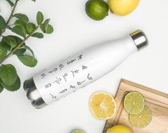 Yoga Stainless Steel Water Bottle