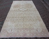 Antique 4 39 9 39 39 x10 39 4 39 39 feet geometric vintage Patterned gorgeous carpet Distressed oriental decor interiors beige brown free shipping
