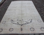 7x12 - 6 39 8 39 39 x11 39 9 39 39 ft,363x207cm.free shipping Turkısh handmade,vıntage carpet,Distressed oriental,decor,antique,interiors beige,gray,green