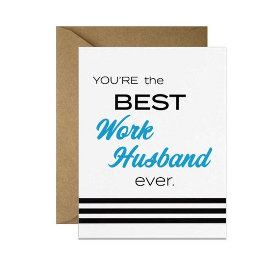 Funny Coworker Card Work Husband Card/ Card for Coworker/ Etsy