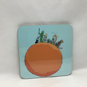 Roald Dahl James and the Giant Peach cork backed coaster