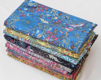 Tessuto Di Stampa A Blocco A Mano Tintura Naturale, Tessuto Morbido - Foto 2