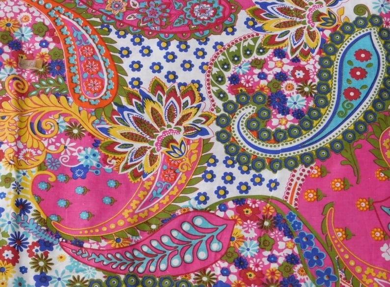 Block Print Cotton Fabric Cotton fabric by the 5 yard Indian Cotton Fabric for summer dresses Quilting Fabric Hand screen Printed Fabric