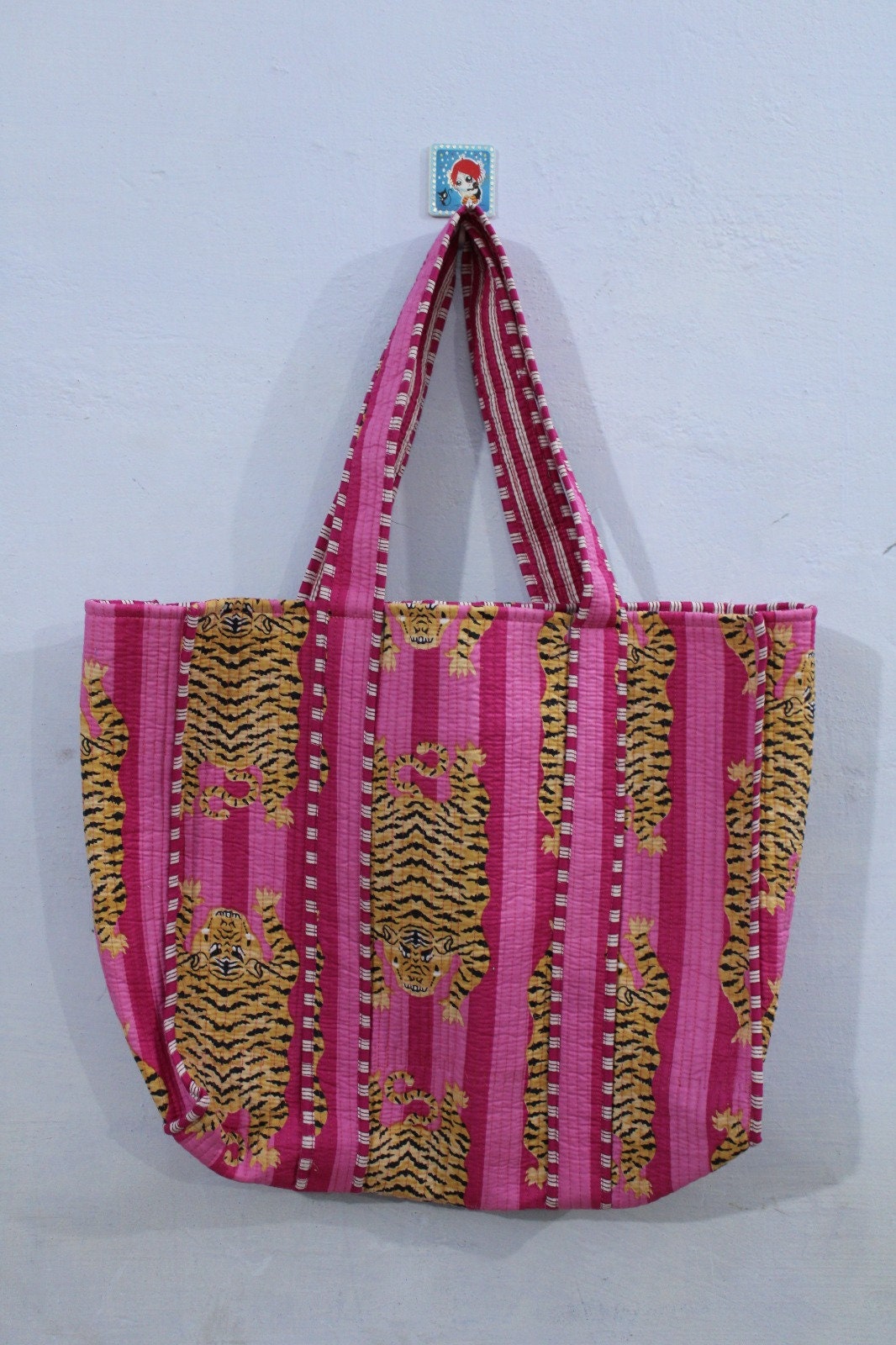 Handmade Nettle Eco Tote Bag Made in India • Vritti Designs