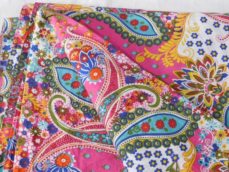 Block Print Cotton Fabric Cotton fabric by the 5 yard Indian Cotton Fabric for summer dresses Quilting Fabric Hand screen Printed Fabric