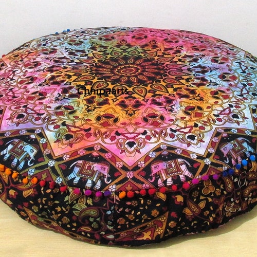 Floor Cushion Large Floor Pillow Cover masala Etsy