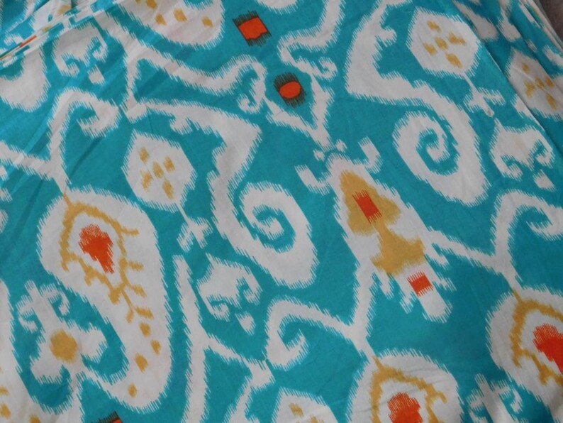 Gypsy Quilting Cotton Sale 20/% Off 1 Yard Indian fabric Cotton Fabric by yard Summer Dresses in Ikth Print,Boho Fabric Fabric by the Yard